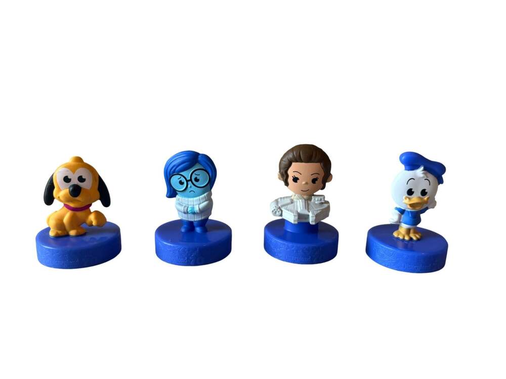 McDonald's Disneyland 70th Anniversary Happy Meal Toy Figures Set of 4